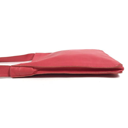 Hermes Shoulder Bag Clou de Selle Logo Leather Pink — view 4