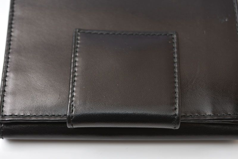 Prada Wallet Trifold Fold Vintage Nero Black — view 5