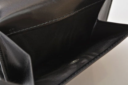 Prada Wallet Trifold Fold Vintage Nero Black — view 8