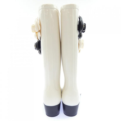 Chanel Rain Boots White — view 5