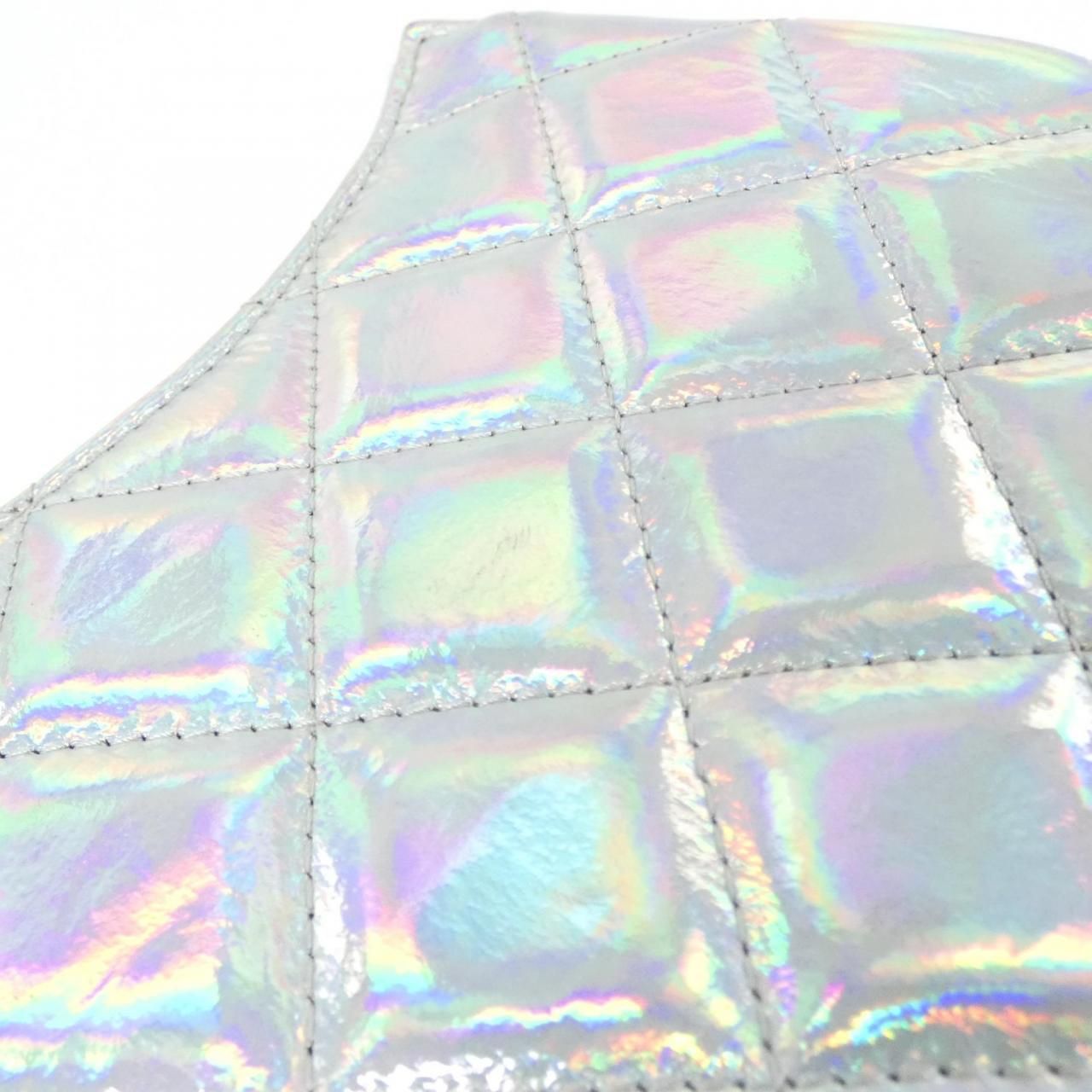 Chanel Shoulder Bag Silver — view 5