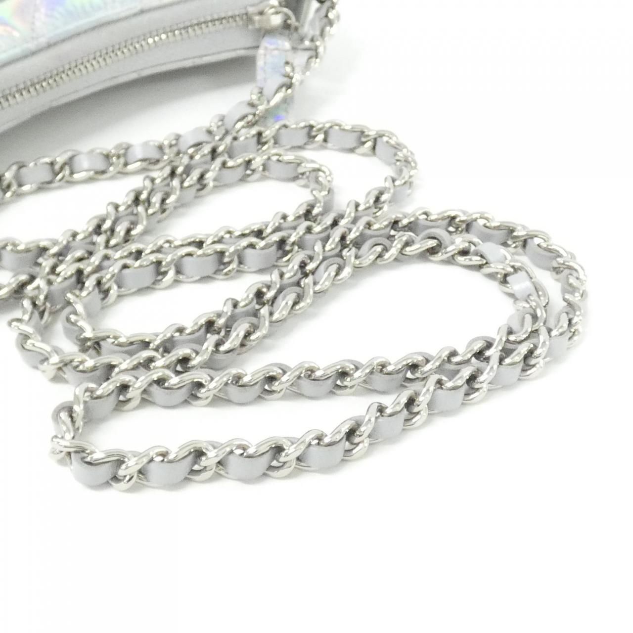 Chanel Shoulder Bag Silver — view 7