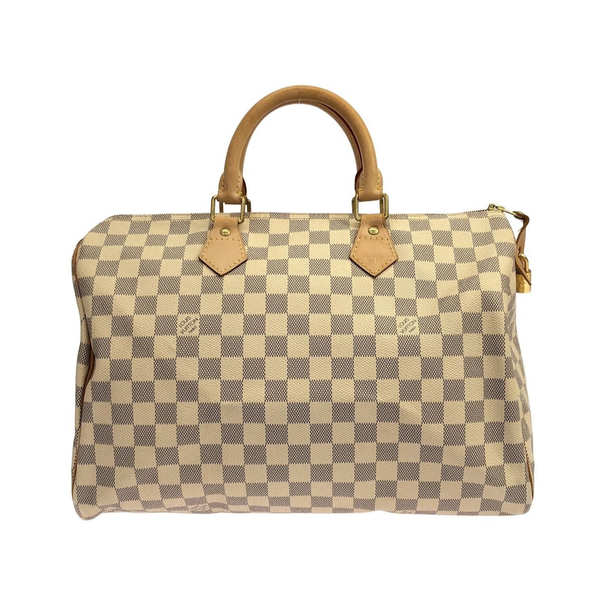 Louis Vuitton Damier Azur Speedy 35 Boston Bag