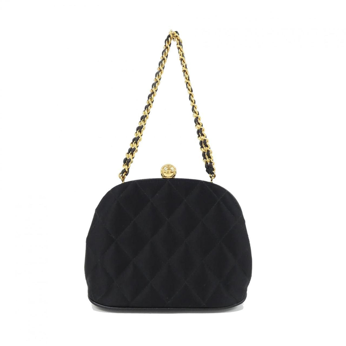 Chanel Vintage Bag Handbag Black — view 2