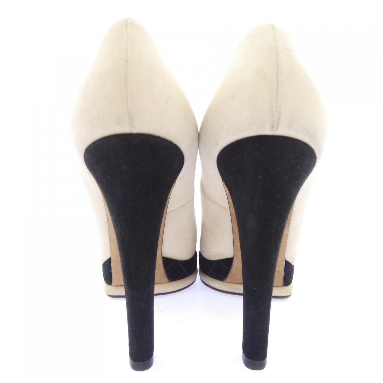 Chanel Pumps Heel White — view 5