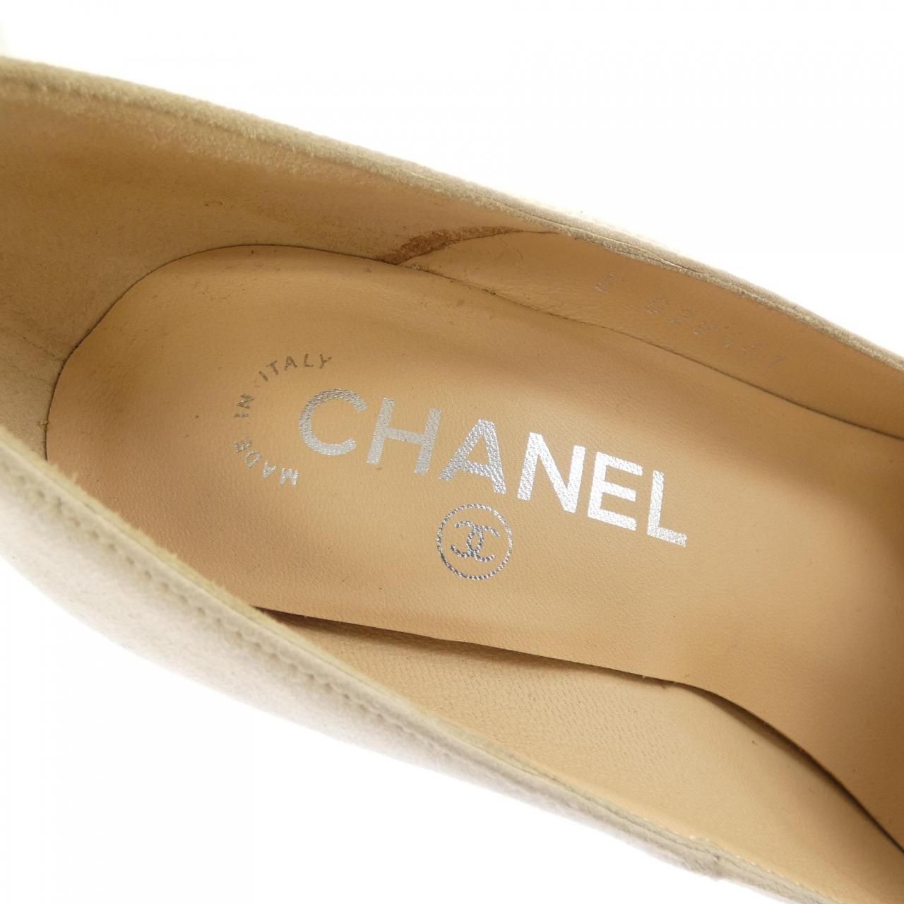 Chanel Pumps Heel White — view 6