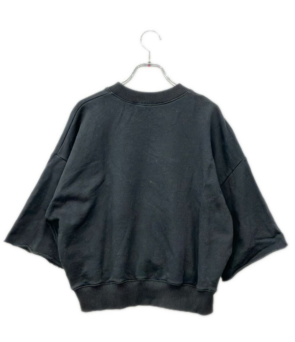 Saint Laurent Paris Cropped Sweatshirt — view 2