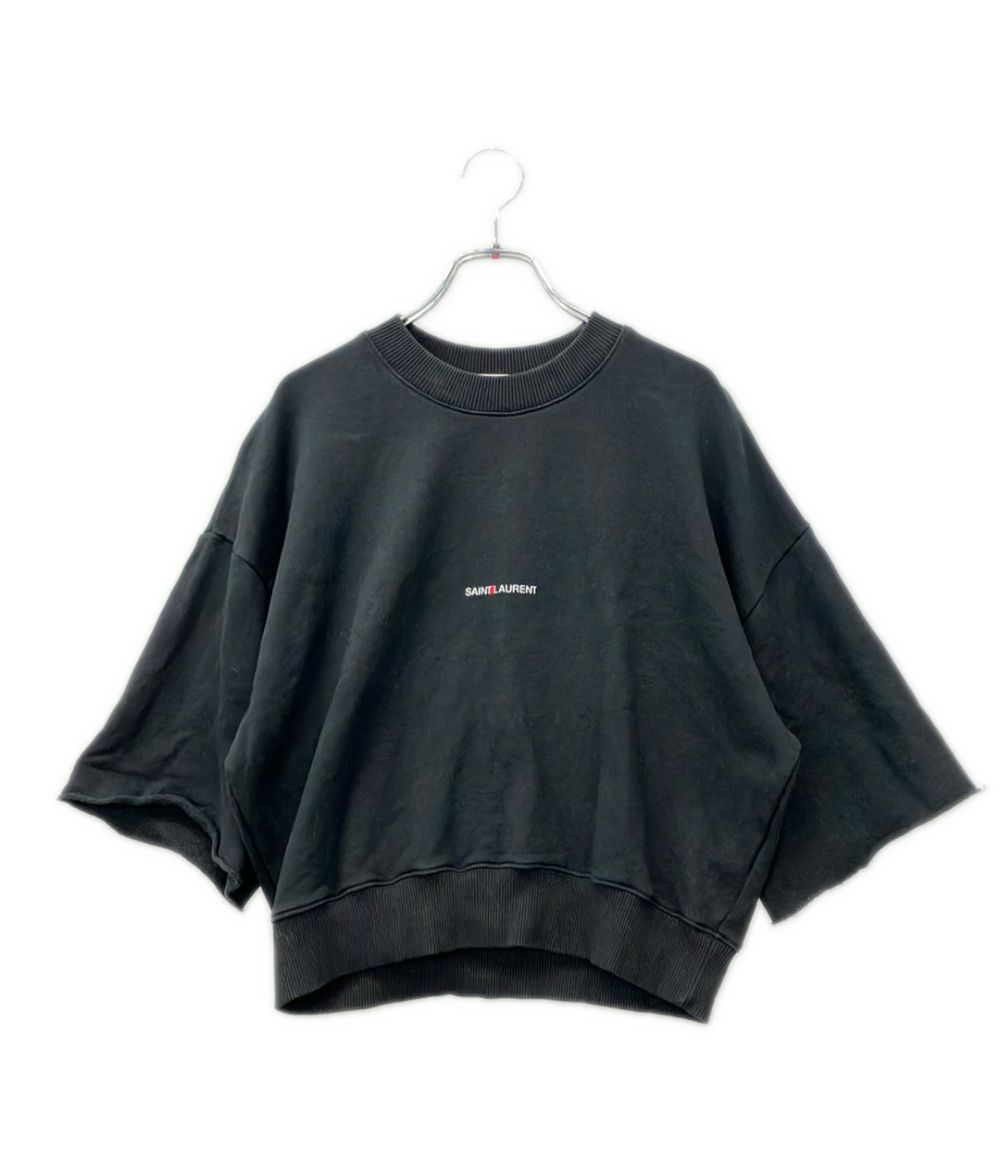 Saint Laurent Paris Cropped Sweatshirt