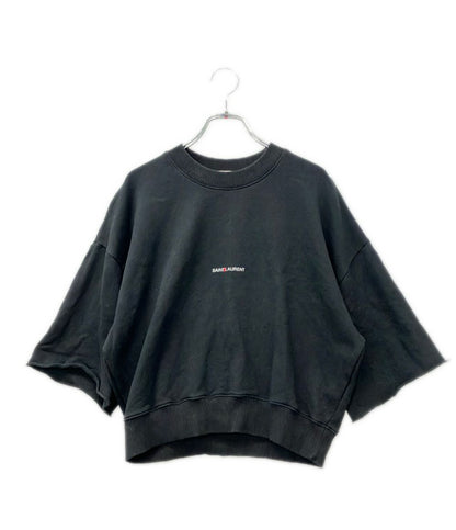 Saint Laurent Paris Cropped Sweatshirt