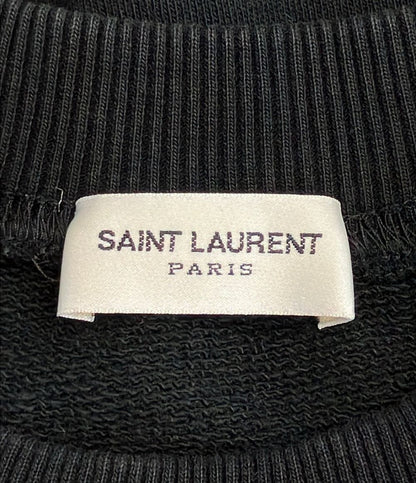Saint Laurent Paris Cropped Sweatshirt — view 3