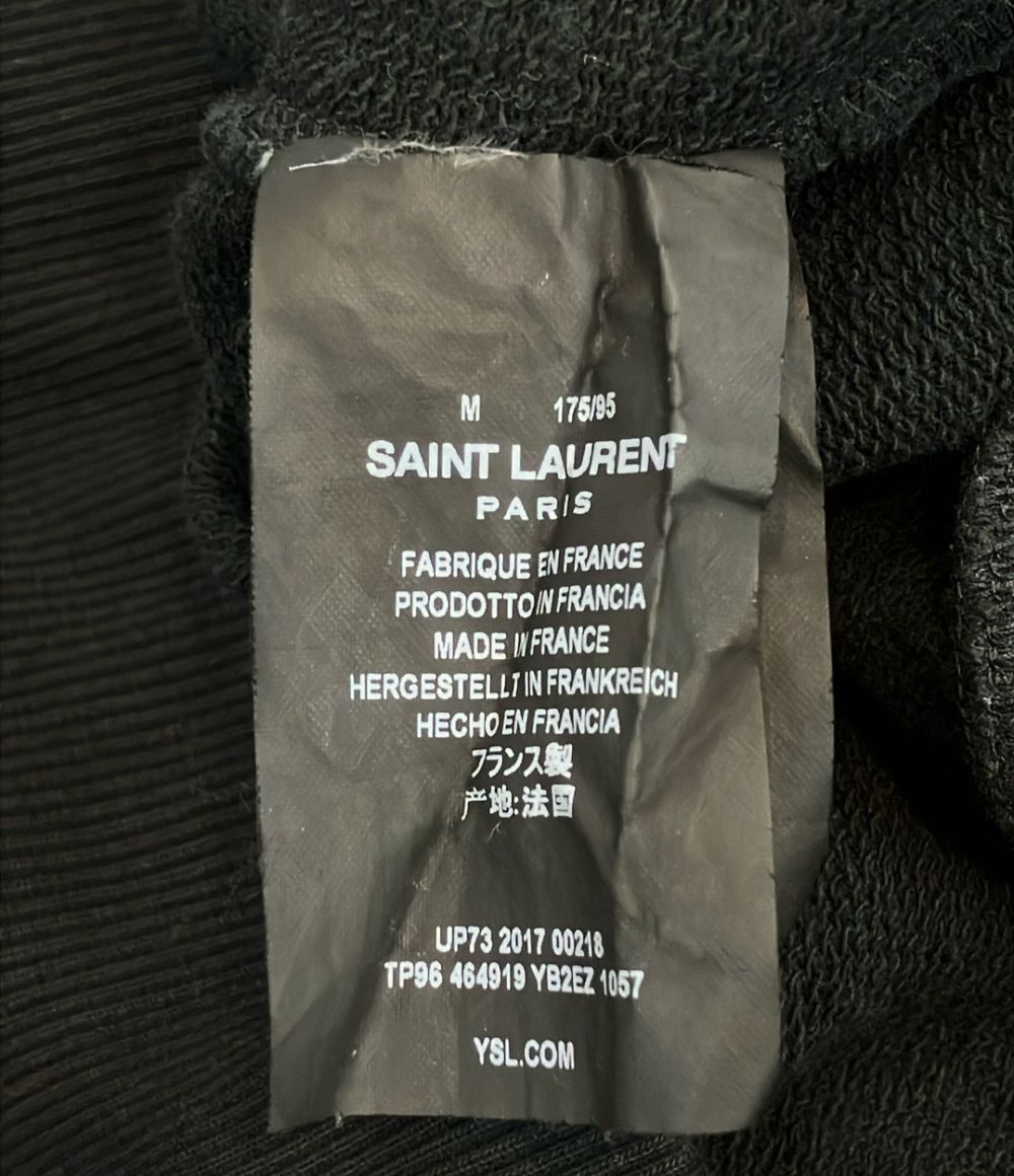 Saint Laurent Paris Cropped Sweatshirt — view 4
