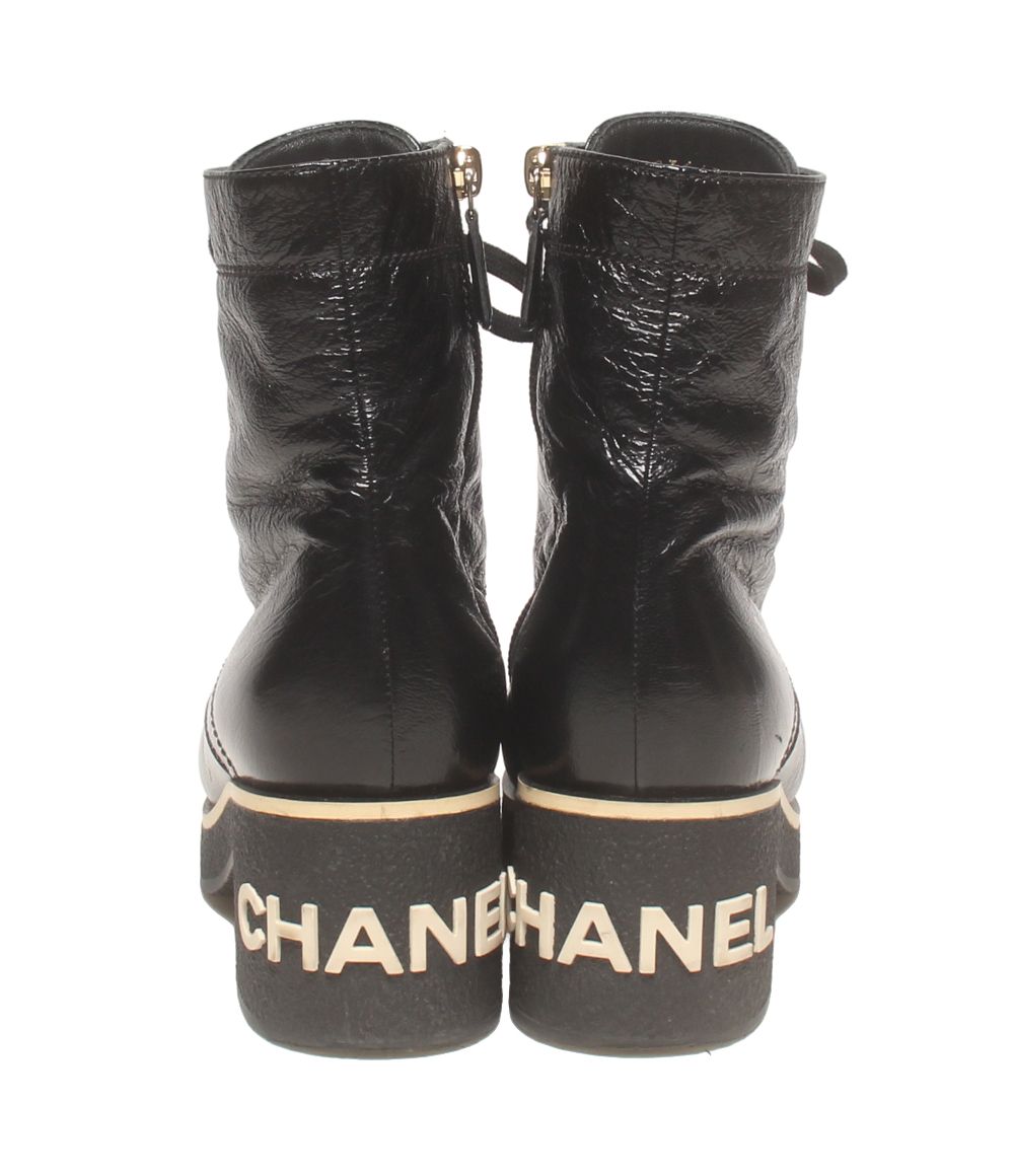 Chanel Short Boots Lace Up — view 3