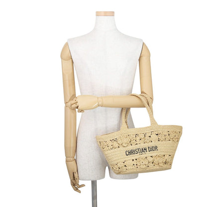 Dior Handbag Panier Chapeau Raffia 2-Way Basket — view 4