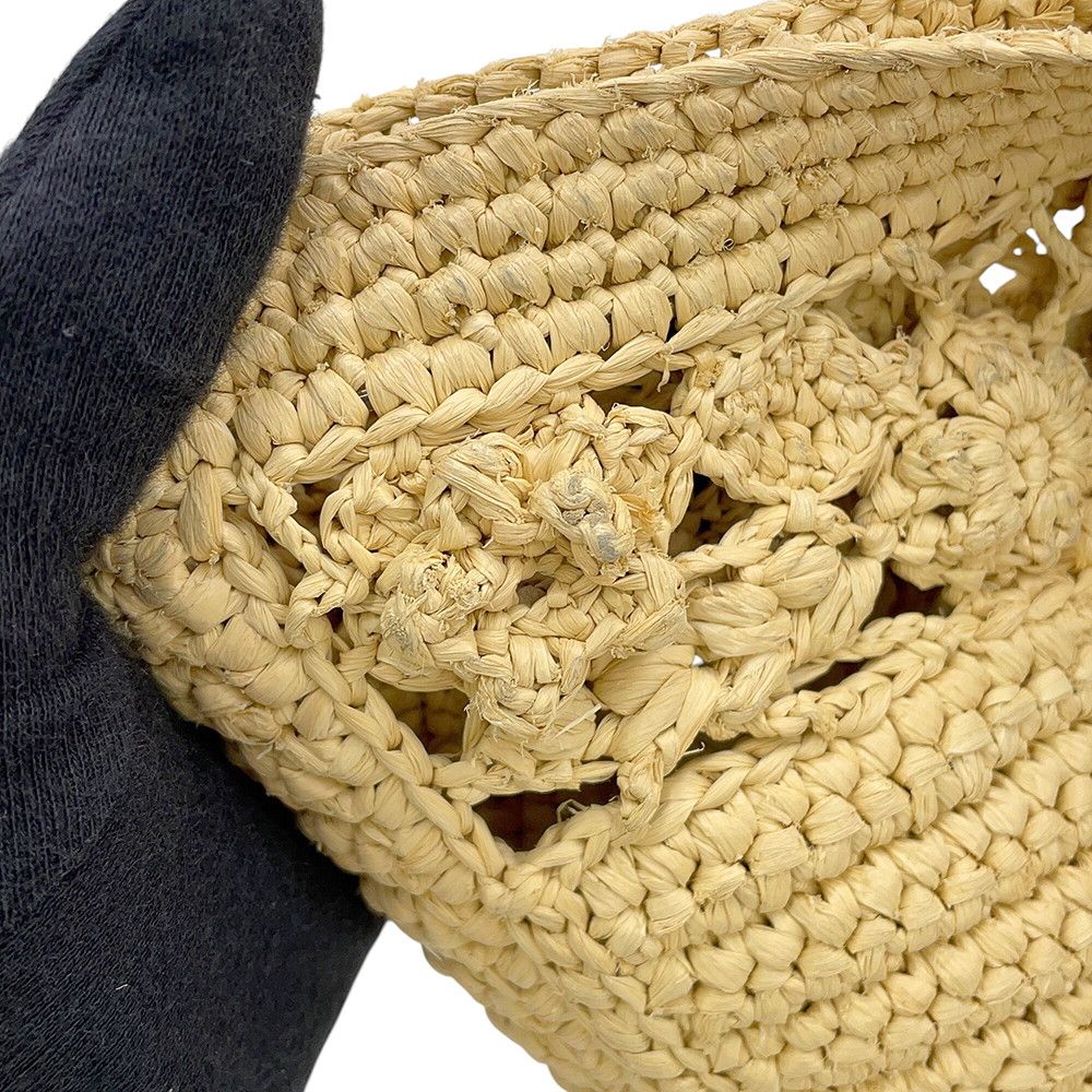 Dior Handbag Panier Chapeau Raffia 2-Way Basket — view 8
