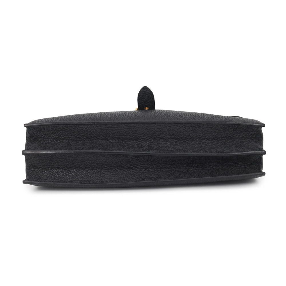 Hermes Business Bag Sac a Depeches 38 Black Gold Togo — view 3