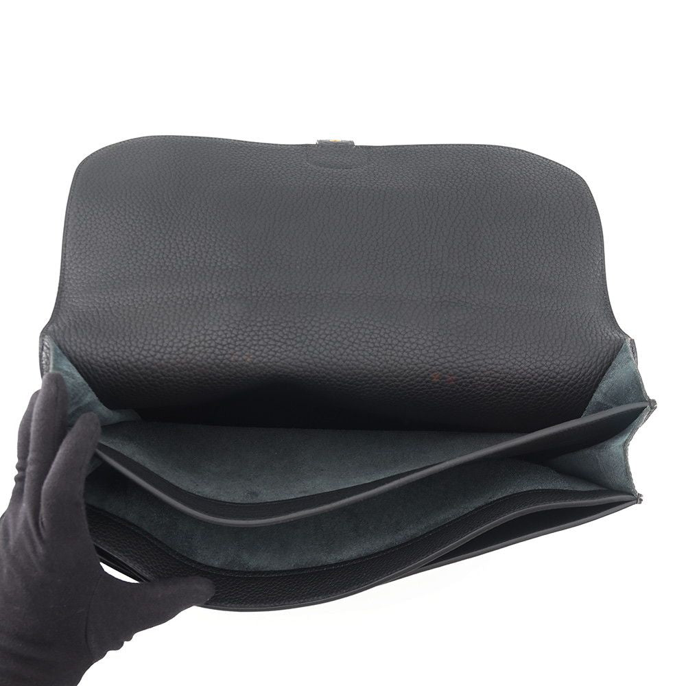 Hermes Business Bag Sac a Depeches 38 Black Gold Togo — view 6