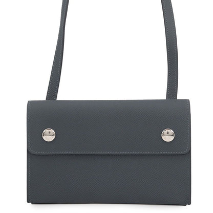 Hermes Wallet on Chain Nappe-to-Go Grimisty Silver Epsom