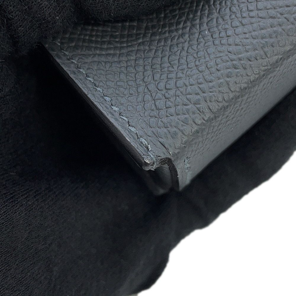 Hermes Wallet on Chain Nappe-to-Go Grimisty Silver Epsom — view 7