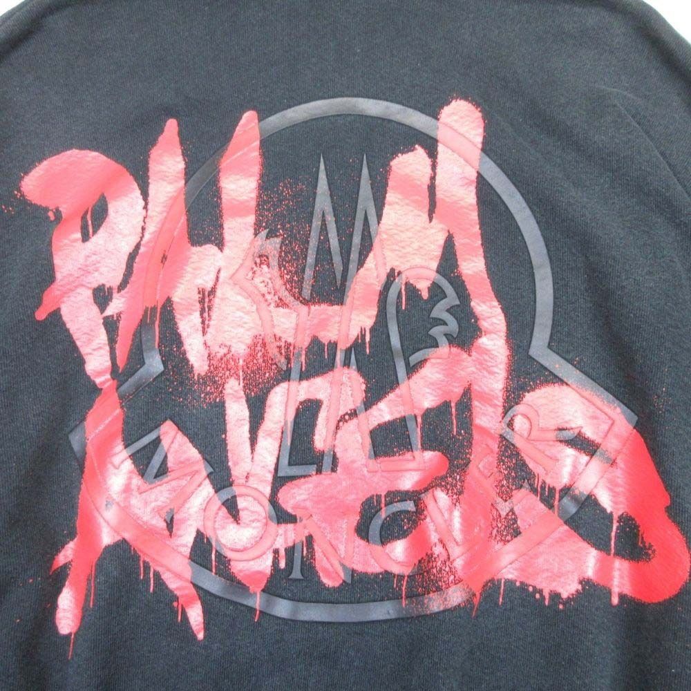 Moncler Palm Angels Back Print Hoodie Genius M Black — view 3