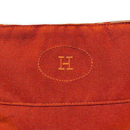 Hermes Canvas Bolide Pouch 31 Orange — view 5