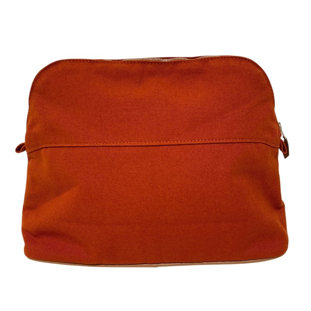 Hermes Canvas Bolide Pouch 31 Orange — view 2