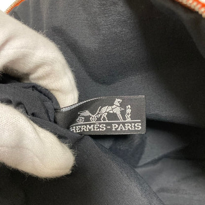 Hermes Canvas Bolide Pouch 31 Orange — view 7