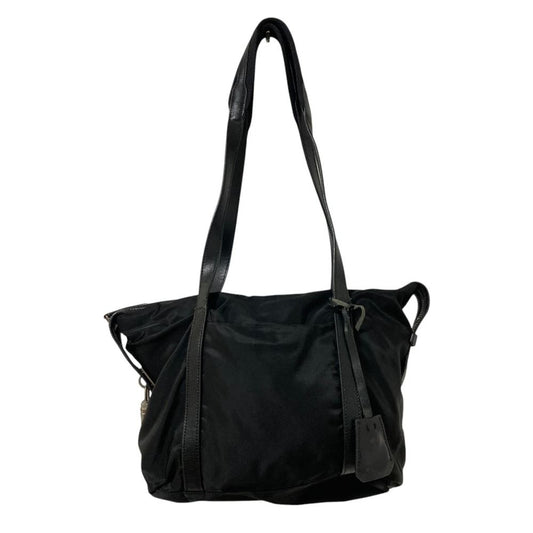 Prada Nylon Shoulder Tote Bag Black