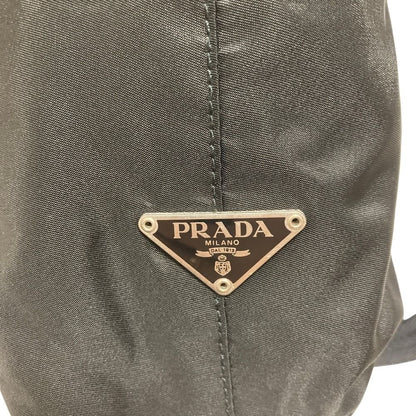 Prada Nylon Shoulder Tote Bag Black — view 5