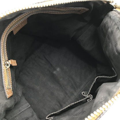 Gucci GG Canvas Leather Hand Shoulder 2-Way Bag Brown — view 8