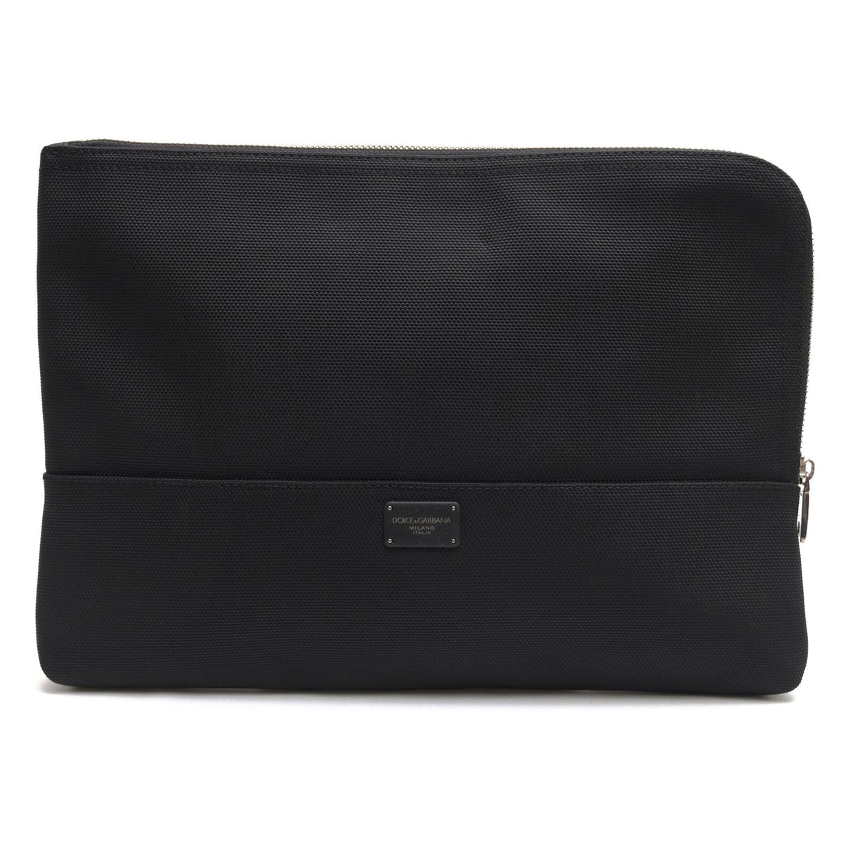Dolce & Gabbana Clutch Cotton Canvas Black