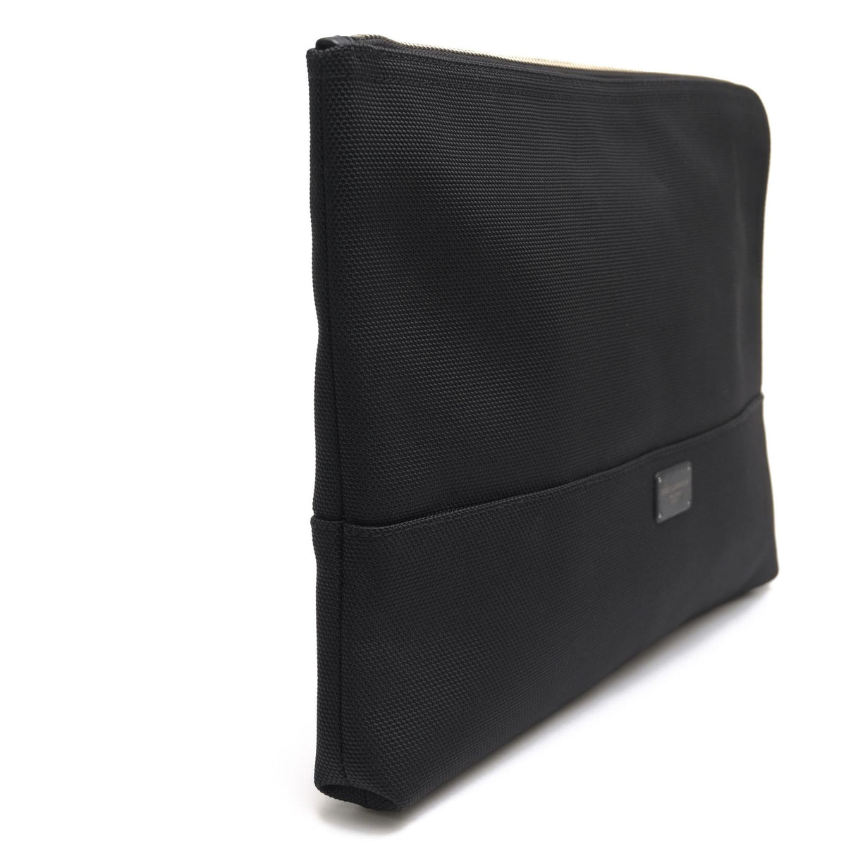 Dolce & Gabbana Clutch Cotton Canvas Black — view 3