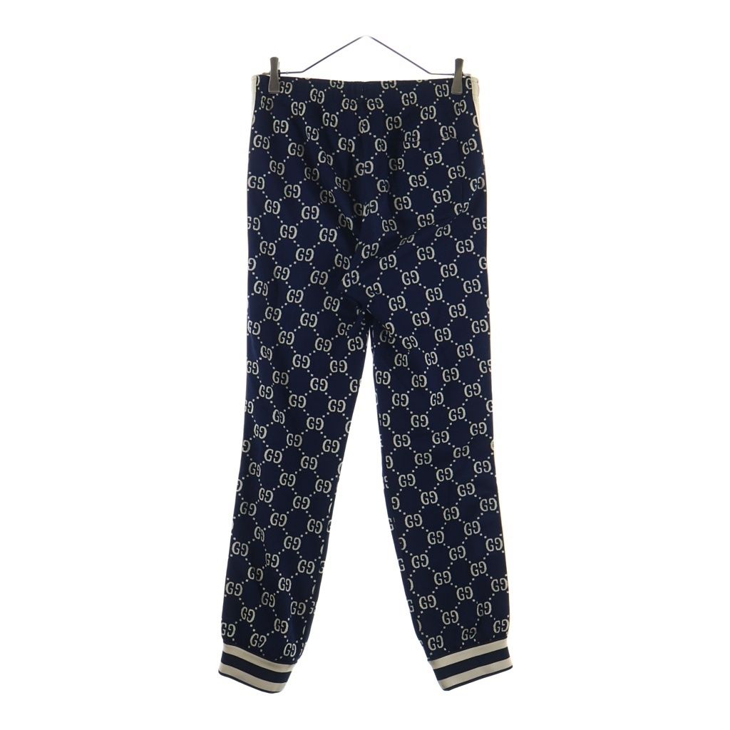 Gucci GG Jacquard Sweatpants Jogging Track Navy — view 2