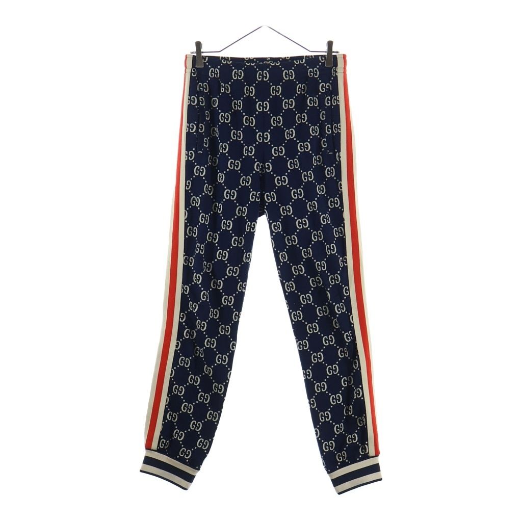 Gucci GG Jacquard Sweatpants Jogging Track Navy