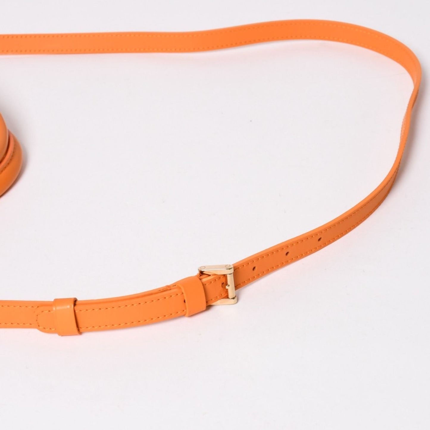Louis Vuitton Dhanura PM 2-Way Bag Epi Leather Mandarin Orange Gold — view 7