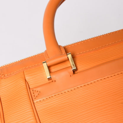 Louis Vuitton Dhanura PM 2-Way Bag Epi Leather Mandarin Orange Gold — view 6