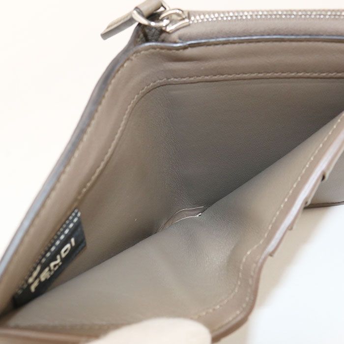 Fendi Compact Wallet Bifold Calfskin — view 4