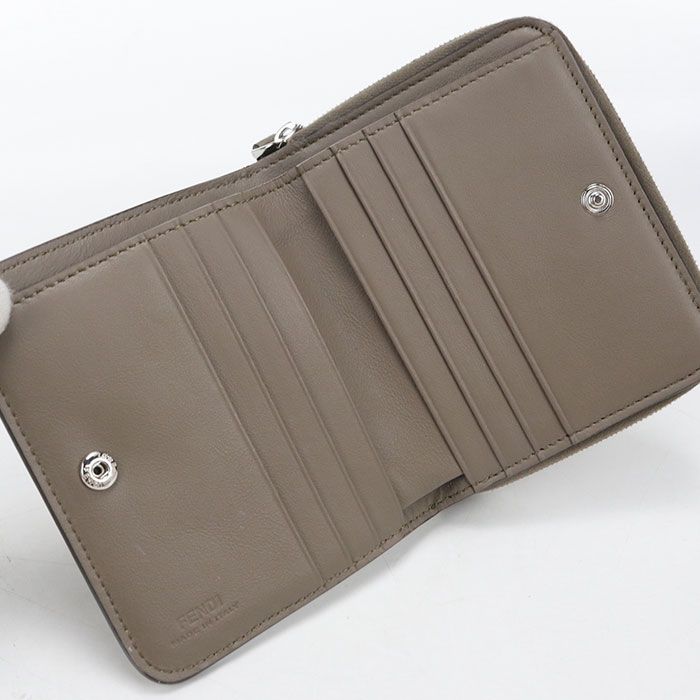 Fendi Compact Wallet Bifold Calfskin — view 3