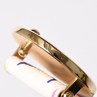 Louis Vuitton Ceinture Belt White Multicolor Gold — view 5