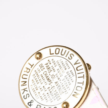 Louis Vuitton Ceinture Belt White Multicolor Gold — view 4