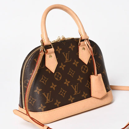 Louis Vuitton Monogram Alma BB Handbag Shoulder Gold — view 3
