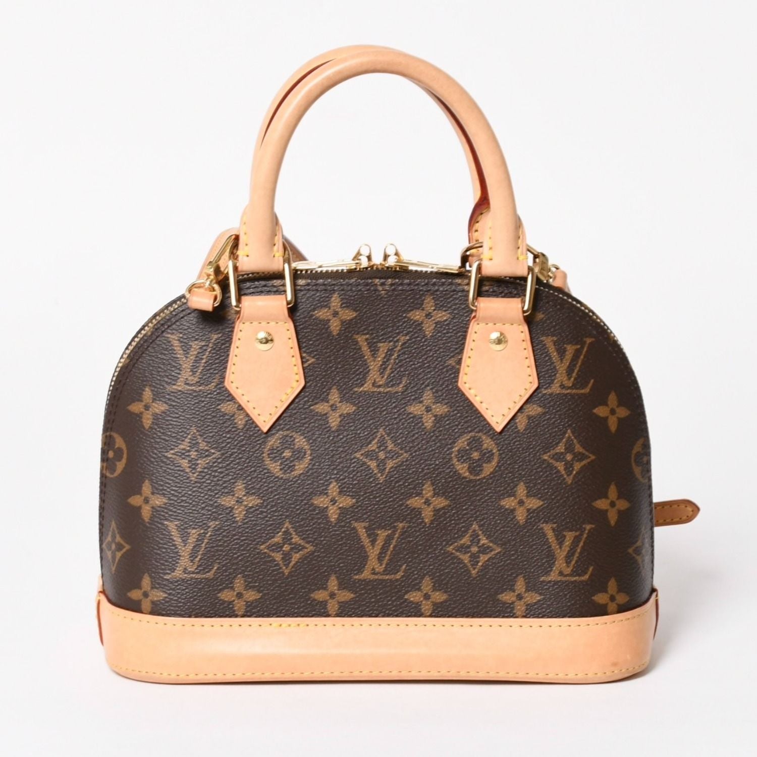 Louis Vuitton Monogram Alma BB Handbag Shoulder Gold — view 2