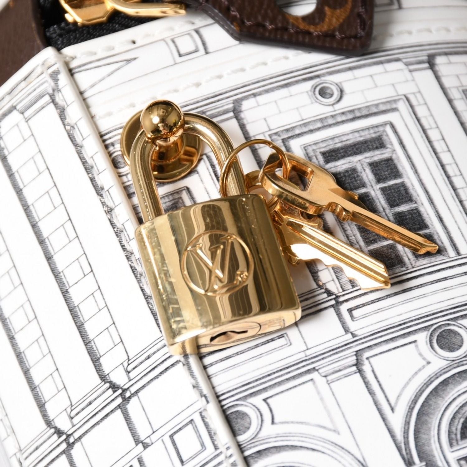 Louis Vuitton 2-Way Shoulder Bag Fornasetti Monogram Cannes Patent Leather — view 6