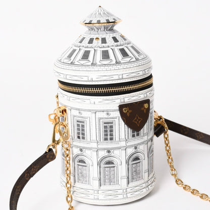 Louis Vuitton 2-Way Shoulder Bag Fornasetti Monogram Cannes Patent Leather — view 3