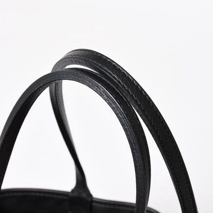 Goyard Anjou Mini Tote Pouch Leather Black Brown — view 5
