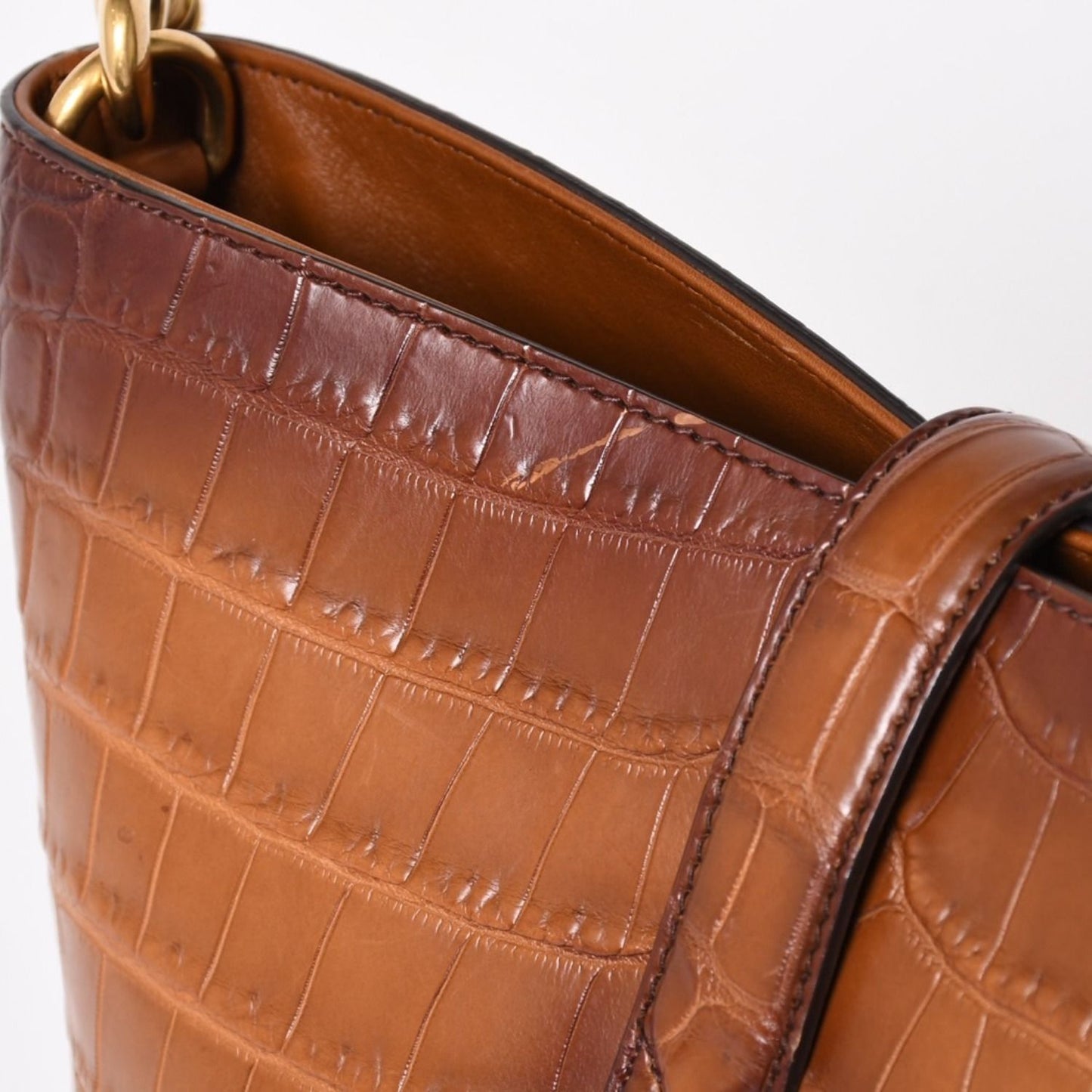 Gucci Shoulder Bag Cross New Jackie Brown Gold — view 5