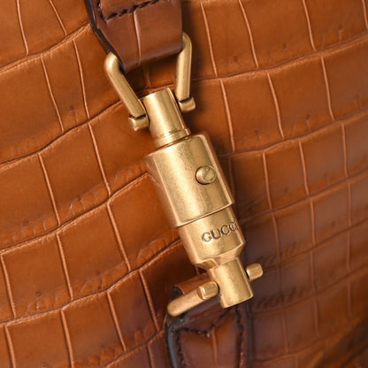 Gucci Shoulder Bag Cross New Jackie Brown Gold — view 8