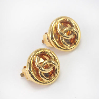Chanel Earrings Vintage Gold — view 2
