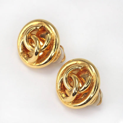 Chanel Earrings Vintage Gold — view 3