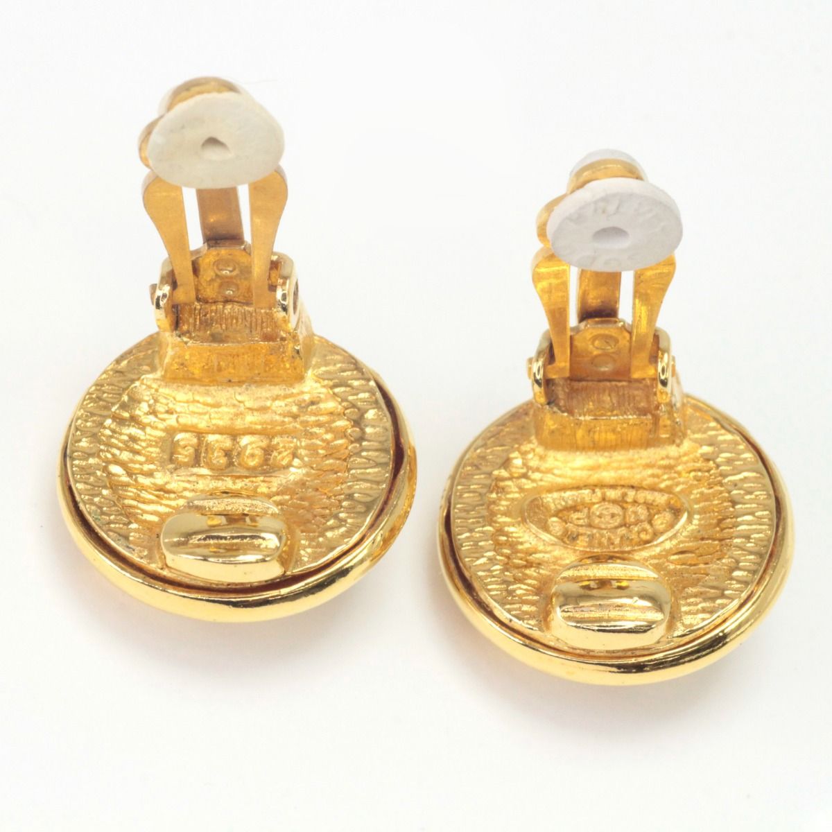 Chanel Earrings Vintage Gold — view 7