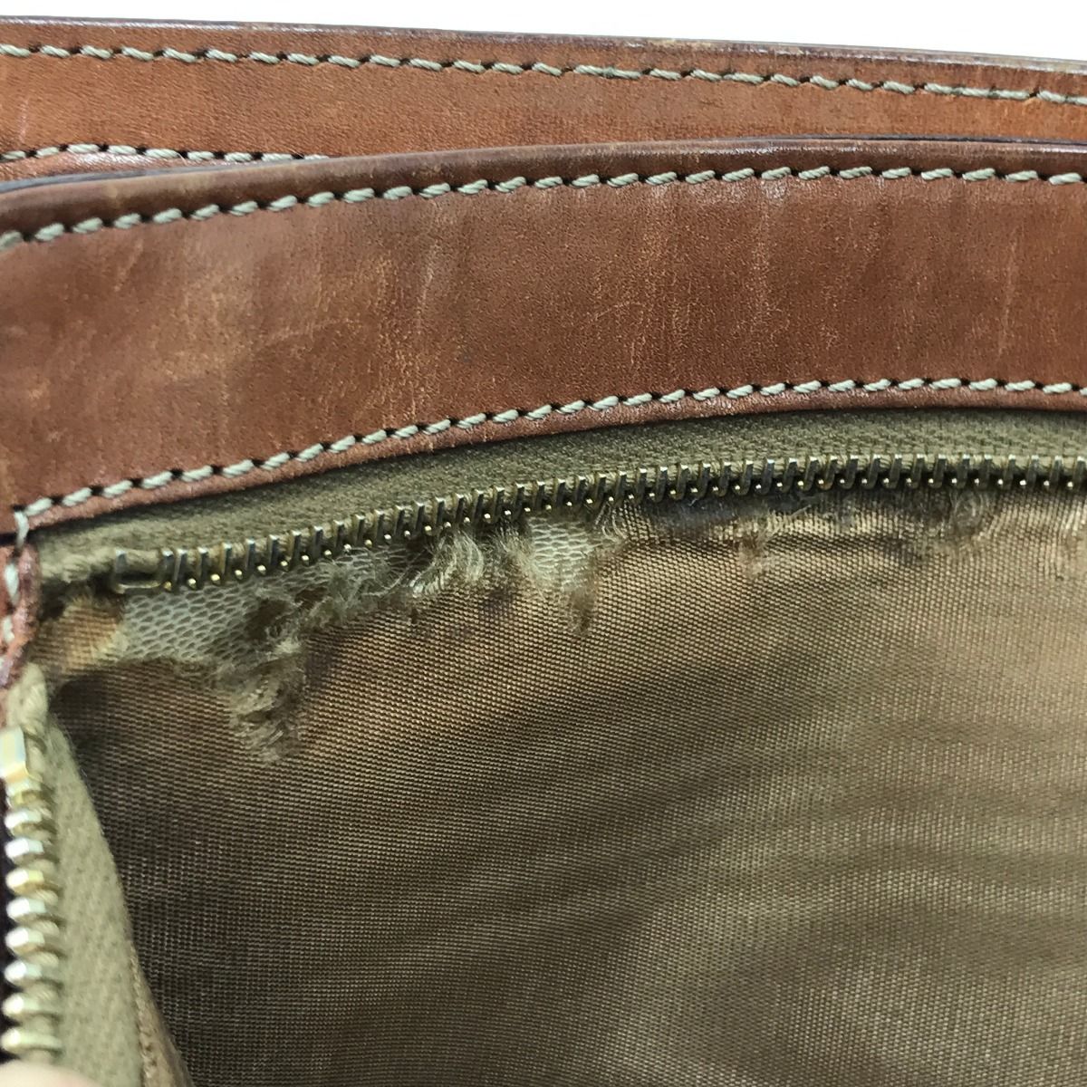 Celine Second Bag Macadam Pattern Brown — view 7